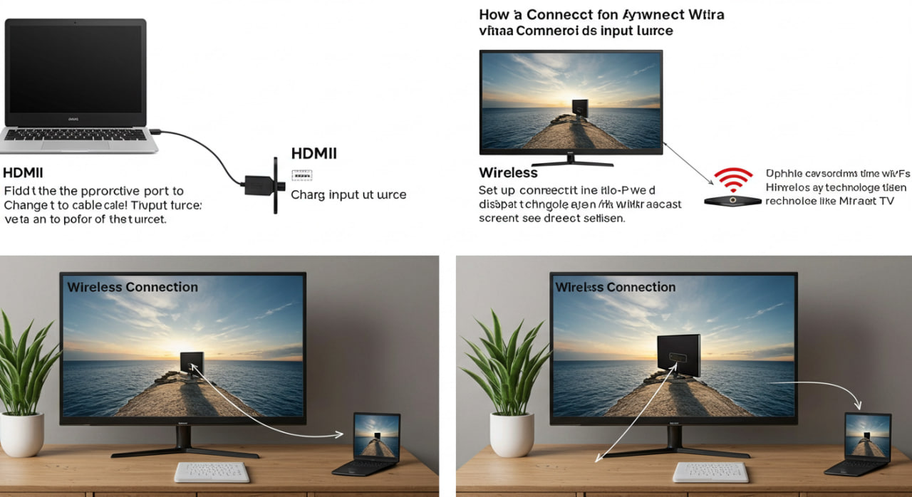 How to Connect Your Laptop to a TV – HDMI & Wireless Methods