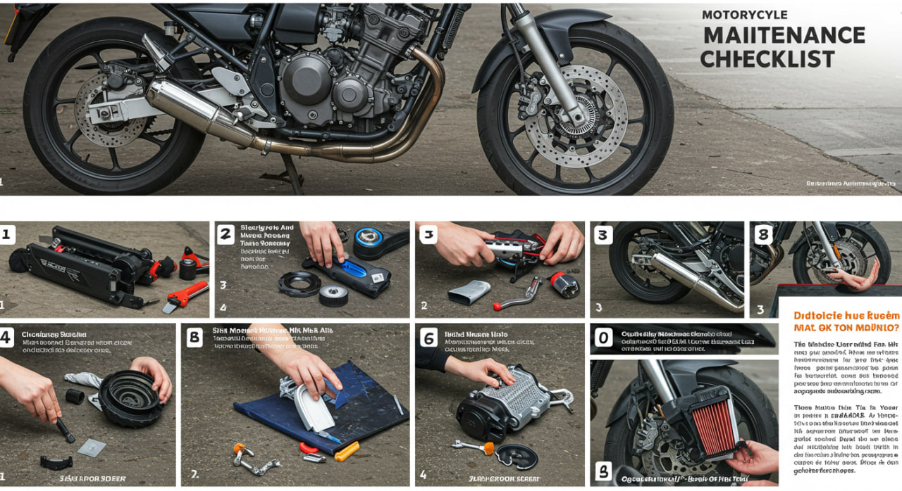 Motorcycle Maintenance Checklist: What to Do Monthly