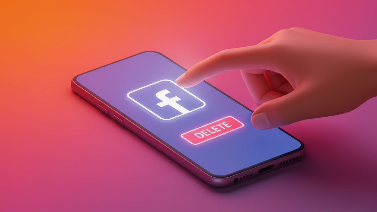 How to delete facebook account